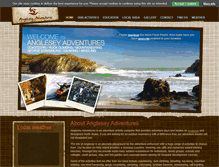 Tablet Screenshot of angleseyadventures.com